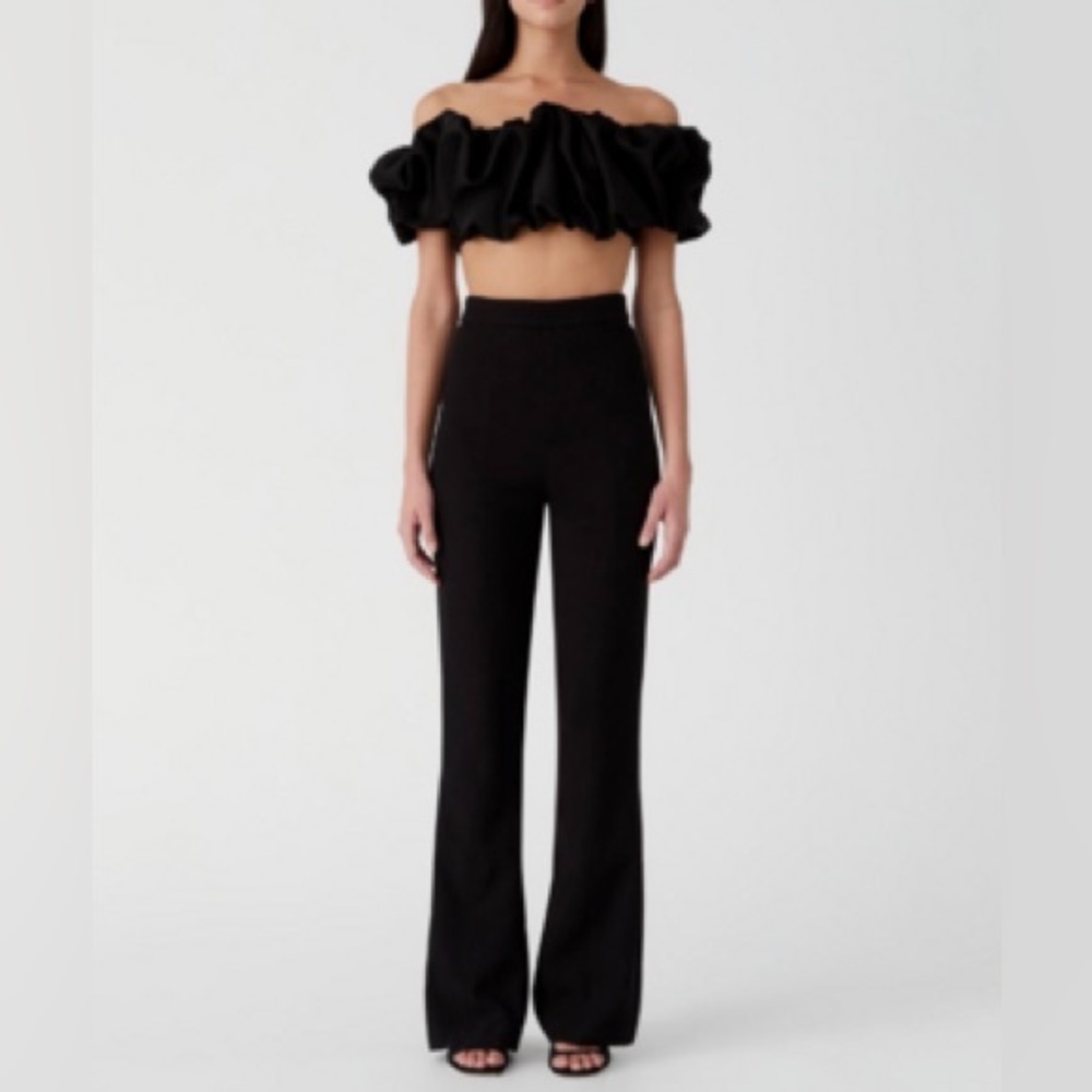 MISHA NWT Flyn Suiting Jumpsuit in Black Size Small
